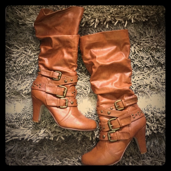 Tan boots