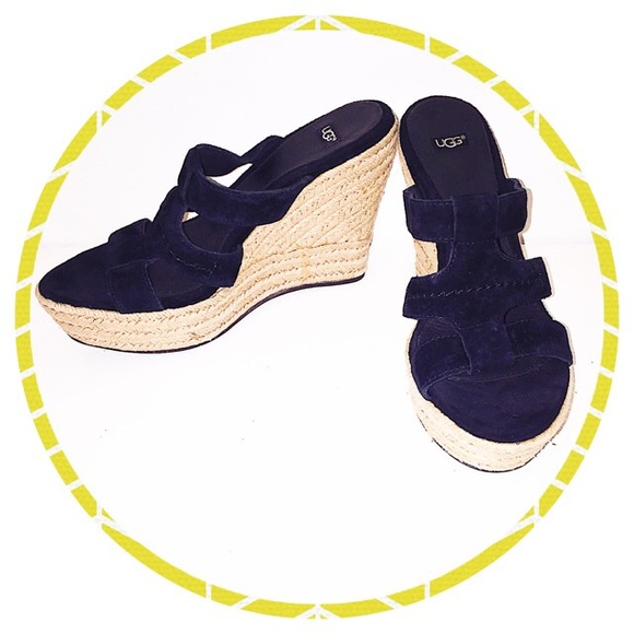⭐️UGG black wedge heel. WOMENS size 7 NWT⭐️