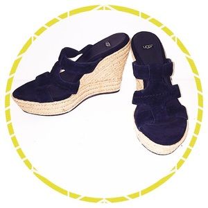 ⭐️UGG black wedge heel. WOMENS size 7 NWT⭐️