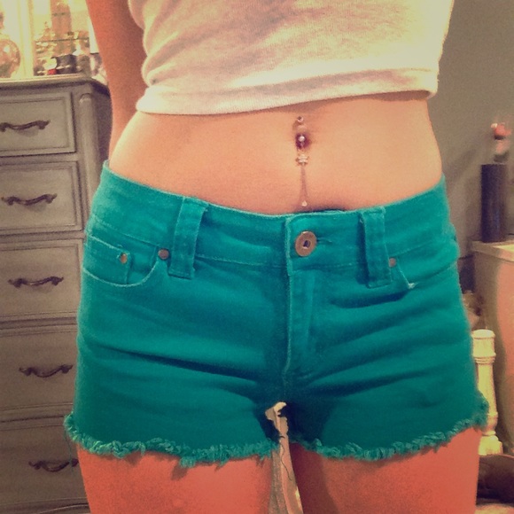 Teal Shorts