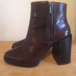 Zara Burgundy heels!