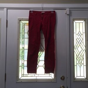 Cute red corduroy slight stretch