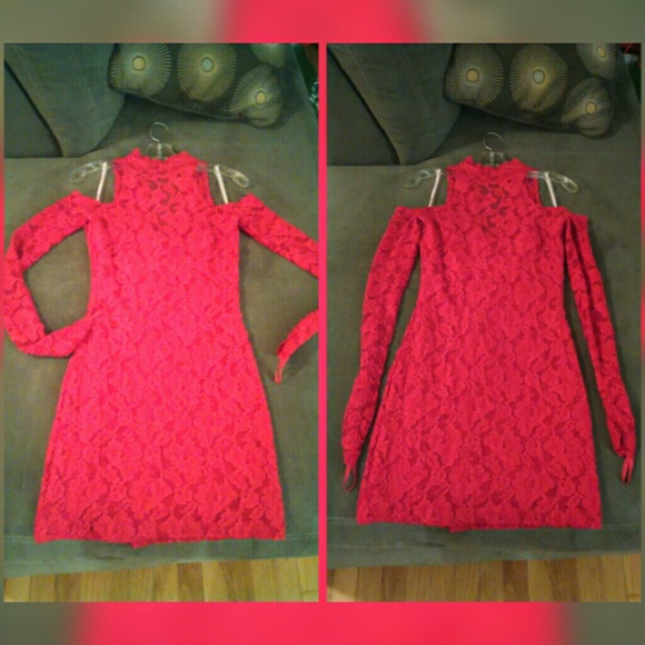 Red Lace Dress