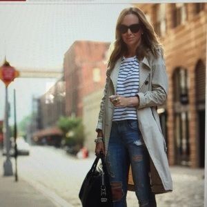 Zara Khaki trench coat - blogger fav