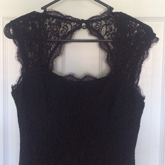Little black lace dress.
