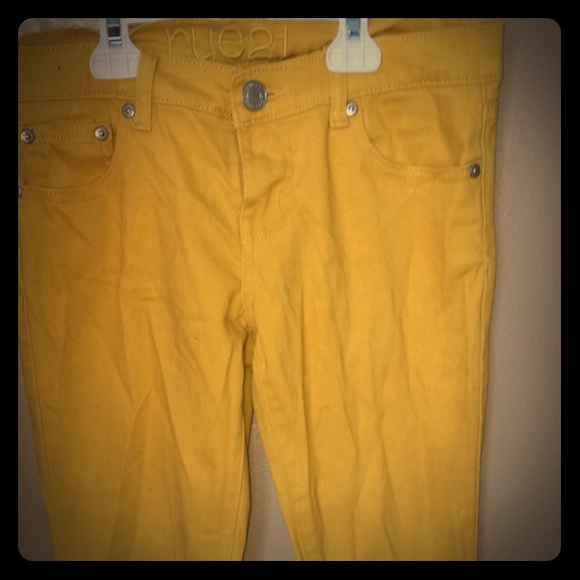 💛dark yellow skinny jeans💛