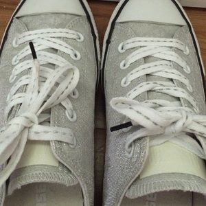 Silver Low-Top Converse