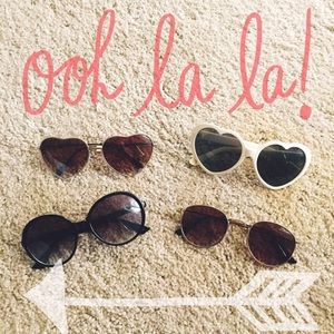 Heart Rimmed Sunglasses **RESERVED**