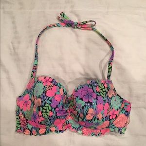 FLORAL BIKINI TOP