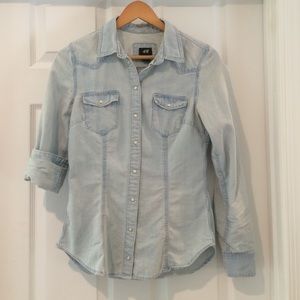 H&M chambray shirt.