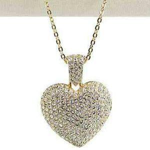 Swarovski Puffy Heart Pendant