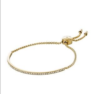 NEW!! Michael Kors gold fan bracelet