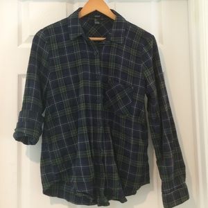 Forever21 size small plaid shirt.