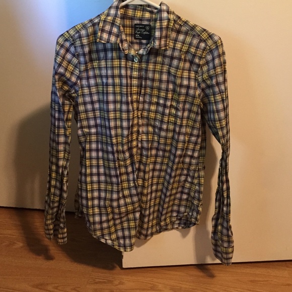 Plaid long sleeve shirt