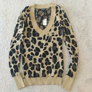 New Express Leopard Sweater