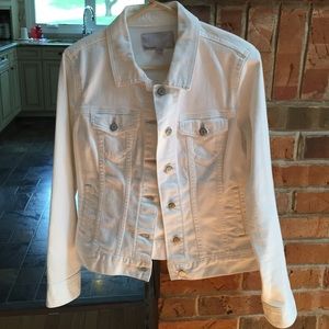 White denim jacket