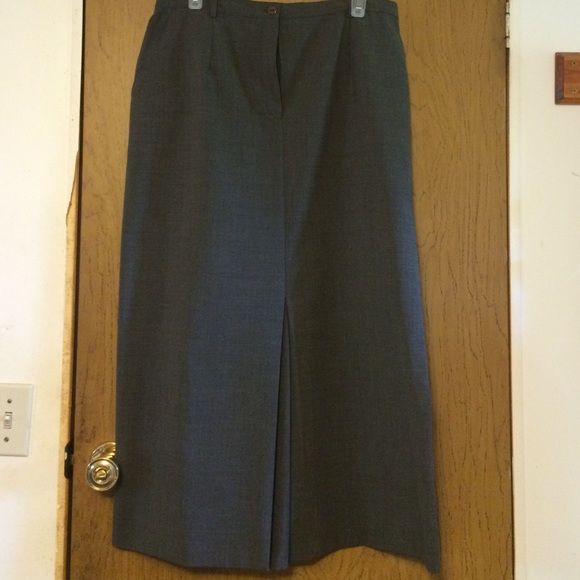 Long grey skirt