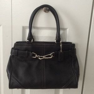 Authentic Coach Shoulder Purse in Black