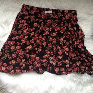 Floral skater skirt