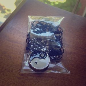 BRAND NEW Black Stretchy Choker Necklace