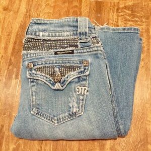 Miss me rhinestone bootcut jeans
