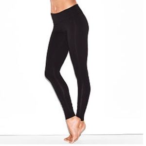 VS Pink Black Full Length Leggings