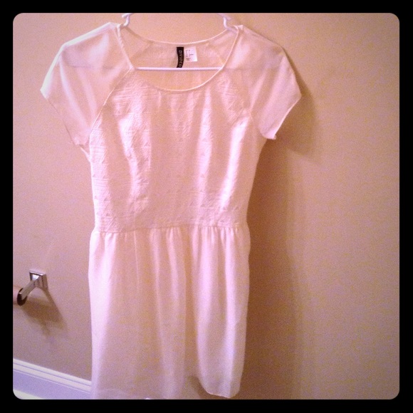 White H&M dress