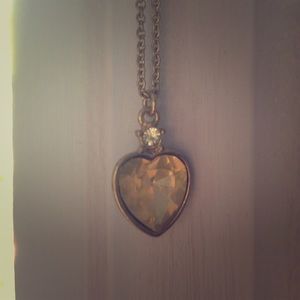 Heart Pendant Gold Necklace
