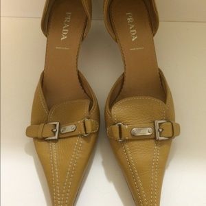 Prada kitten heels.