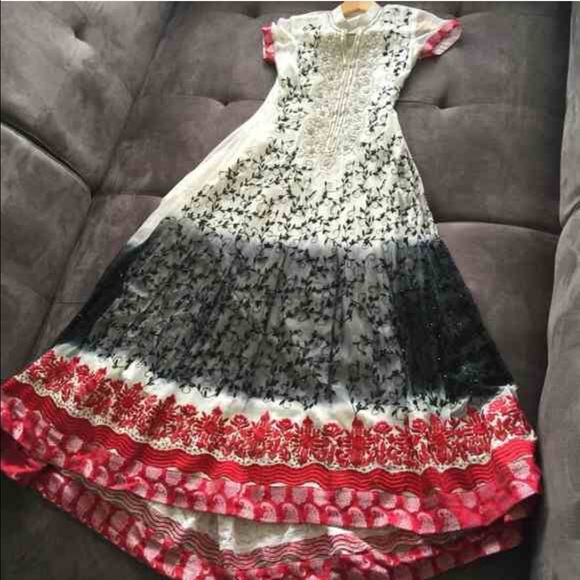 Pakistani Indian party wedding gown dress