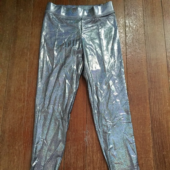 Pink shimmer leggings