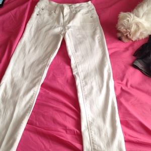 White jeans