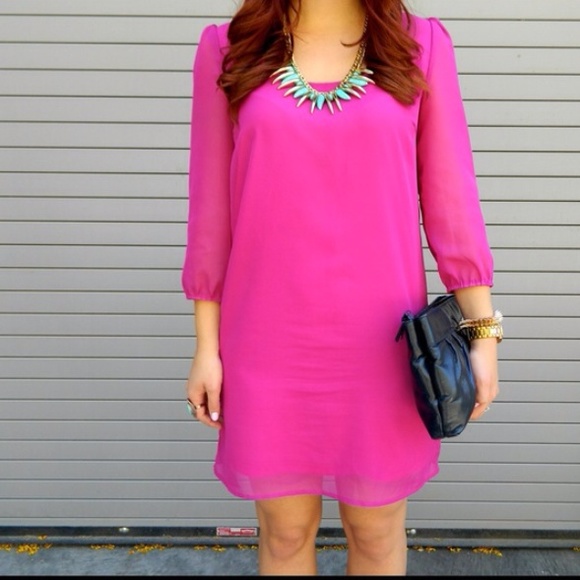 Charlotte Russe Dresses & Skirts - 🍾🎉Host Pick🎉🍾 Fuschia dress!