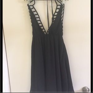Tobi cut out cage dress