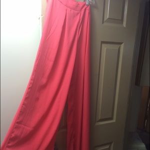 High waist palazzo pants