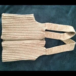 UO Zip up ribbed crop top