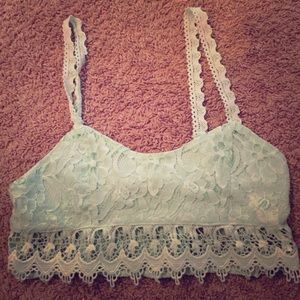 Mint Lace Bralette