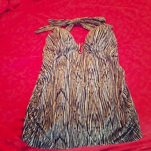 42D plus size swim top from lane Bryant Nwt