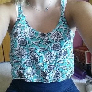 Floral crop top