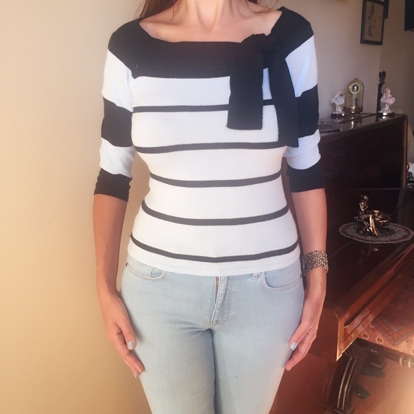 Blue & Black sweater