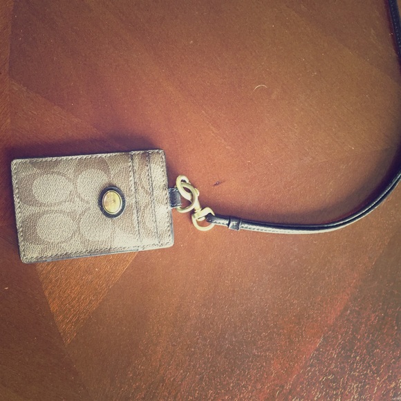 Coach lanyard
