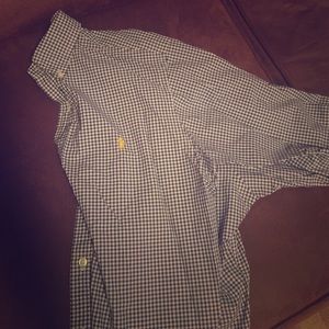 long sleeve button up polo