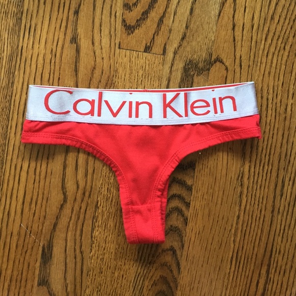 Red Calvin Klein underwear small