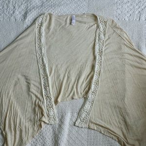 Cream cardigan