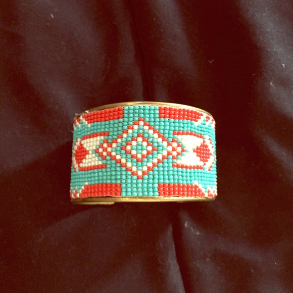 Southwestern Beaded Cuff Bracelet