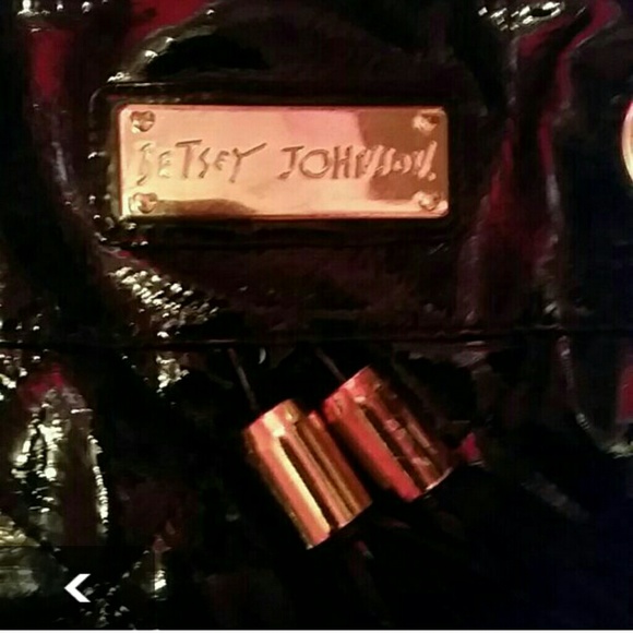Womens black Betsey Johnson bag