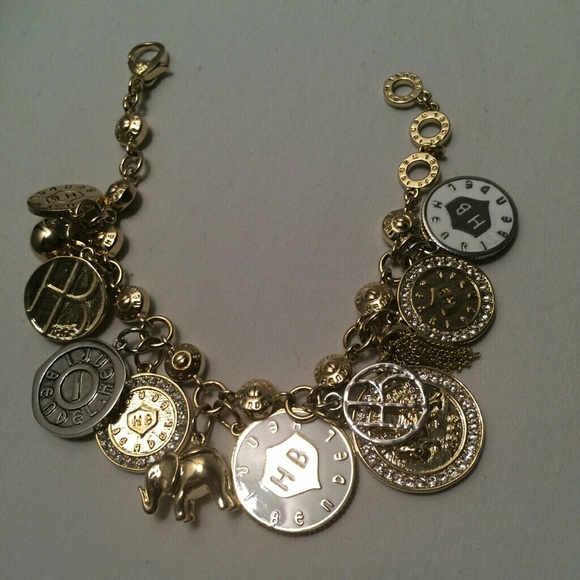 henri bendel Gilded Charm Bracelet