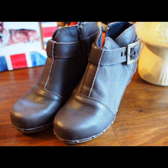 Vintage Brown Soft Leather Booties (size 36) - Picture 1 of 4