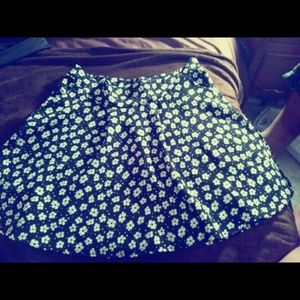 Beautiful Floral Pleated Skirt