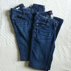 Dark blue decree skinny jeans